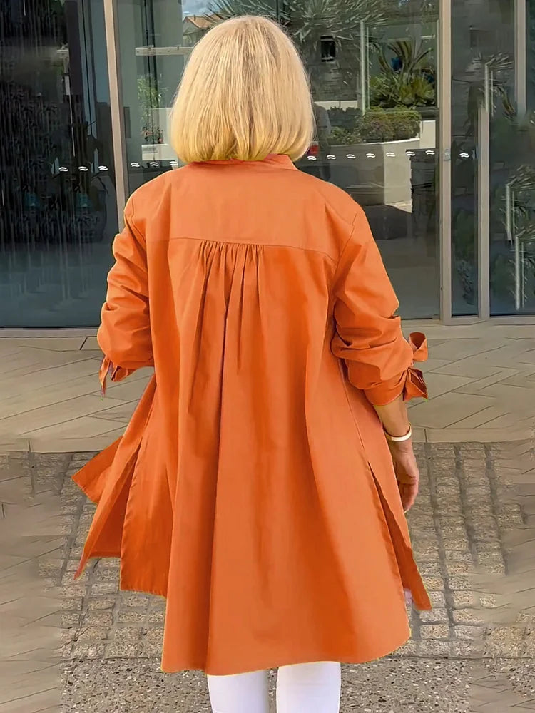 Alina – Luftig bomuldsbluse med feminin elegance