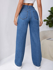 Lovise™ | Klassisk Normal Fit Denim Jeans