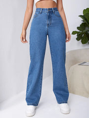 Lovise™ | Klassisk Normal Fit Denim Jeans