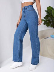 Lovise™ | Klassisk Normal Fit Denim Jeans