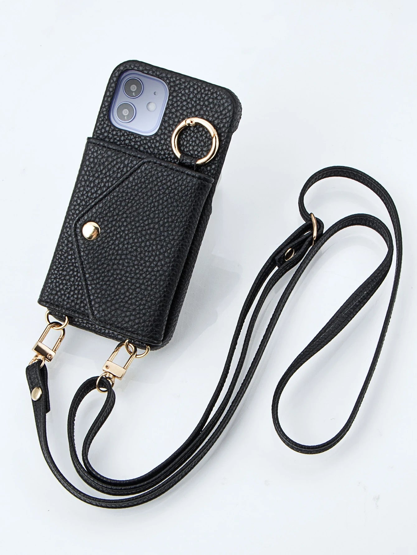 Børnies | Crossbody Økologisk Læder Telefon Etui - Multifunktionel