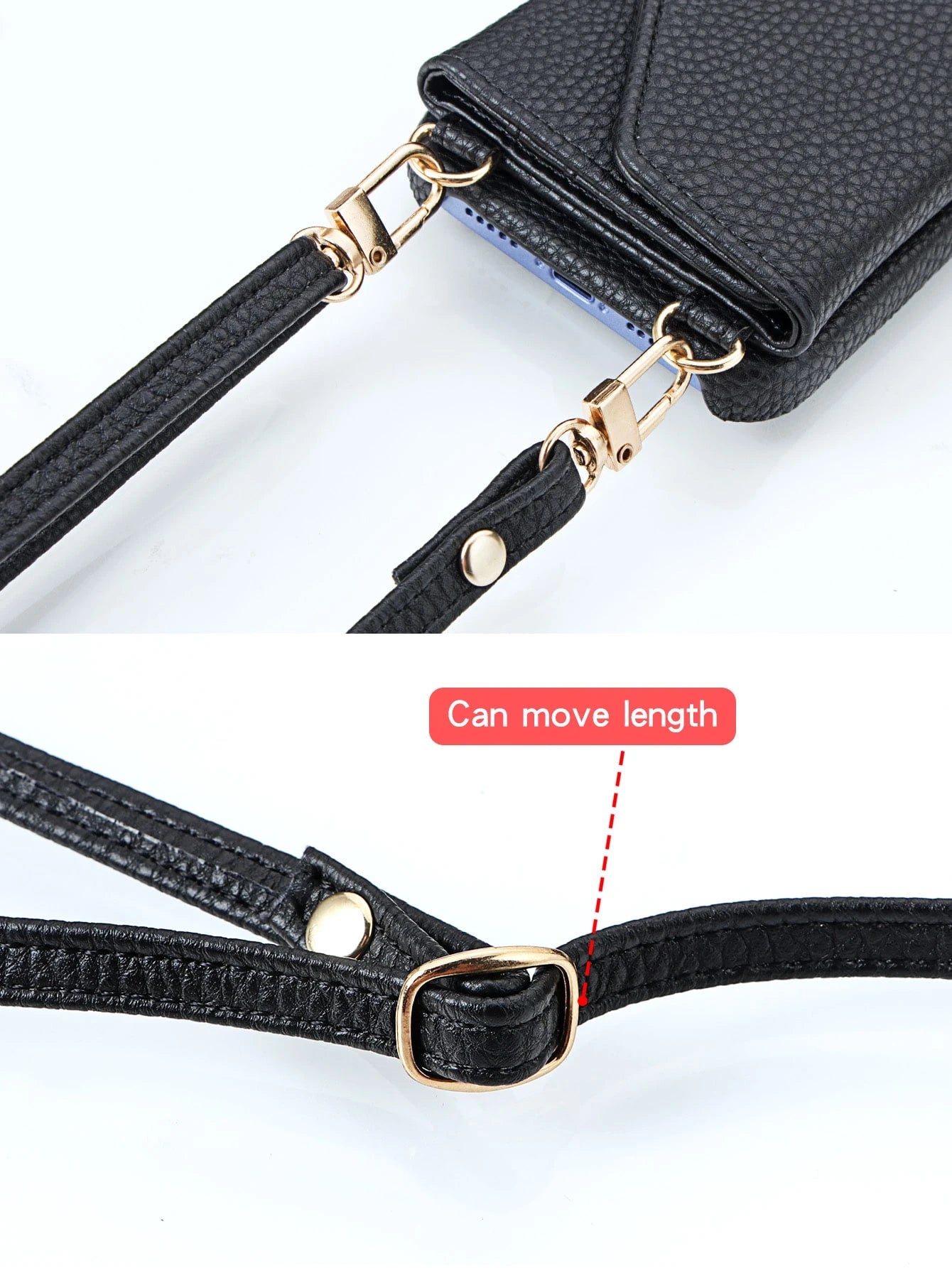 Børnies | Crossbody Økologisk Læder Telefon Etui - Multifunktionel