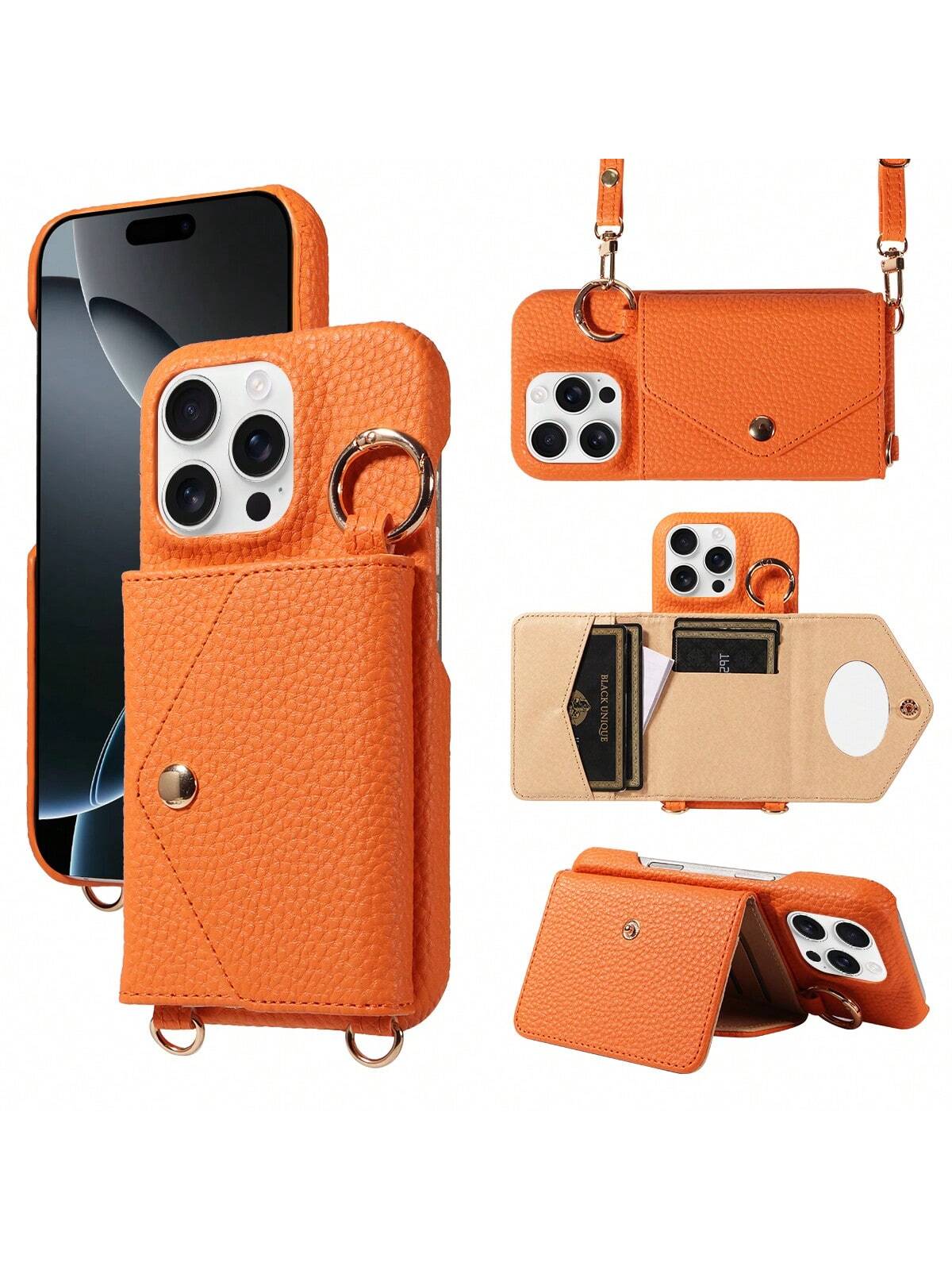 Børnies | Crossbody Økologisk Læder Telefon Etui - Multifunktionel