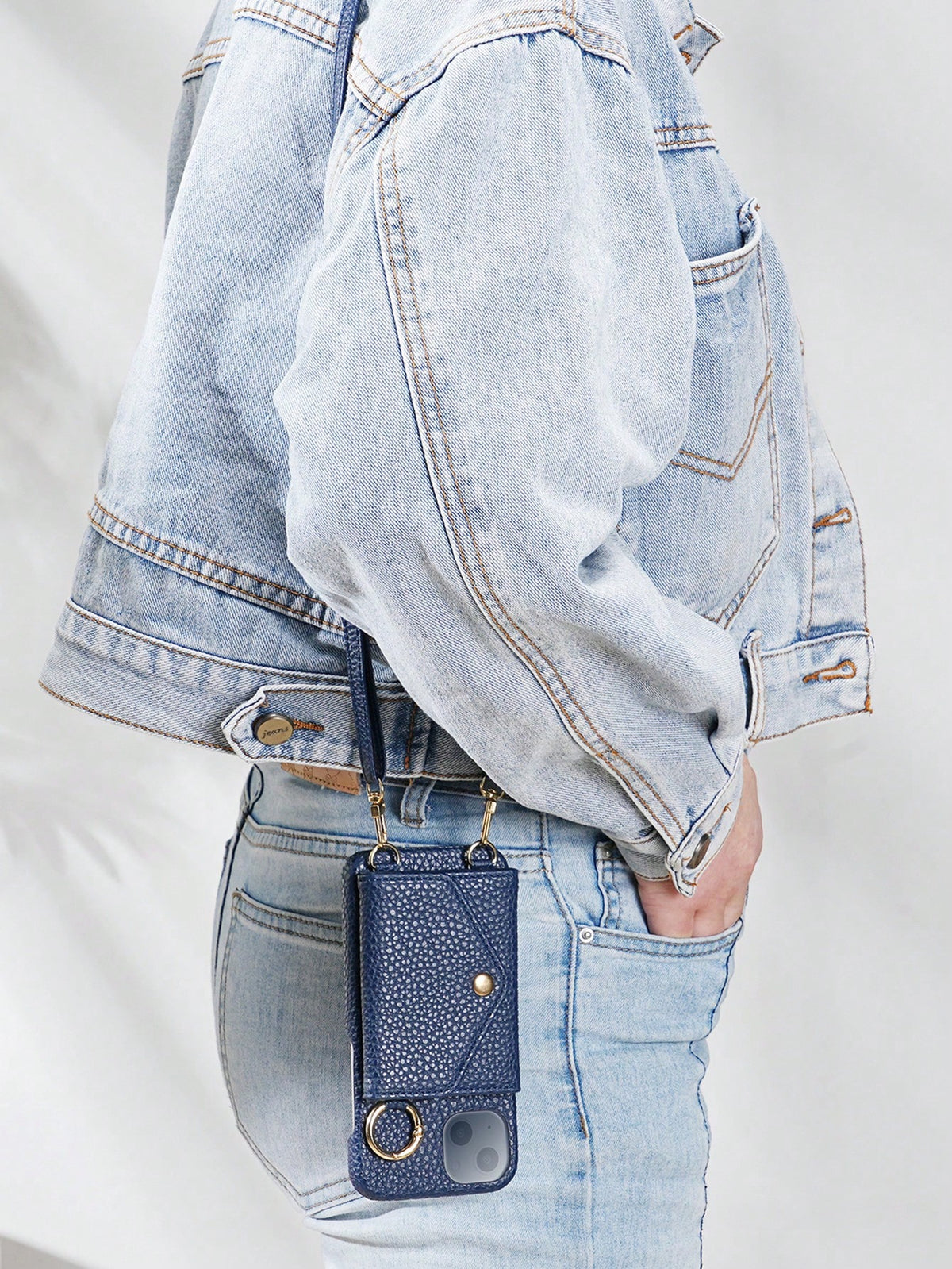 Børnies | Crossbody Økologisk Læder Telefon Etui - Multifunktionel
