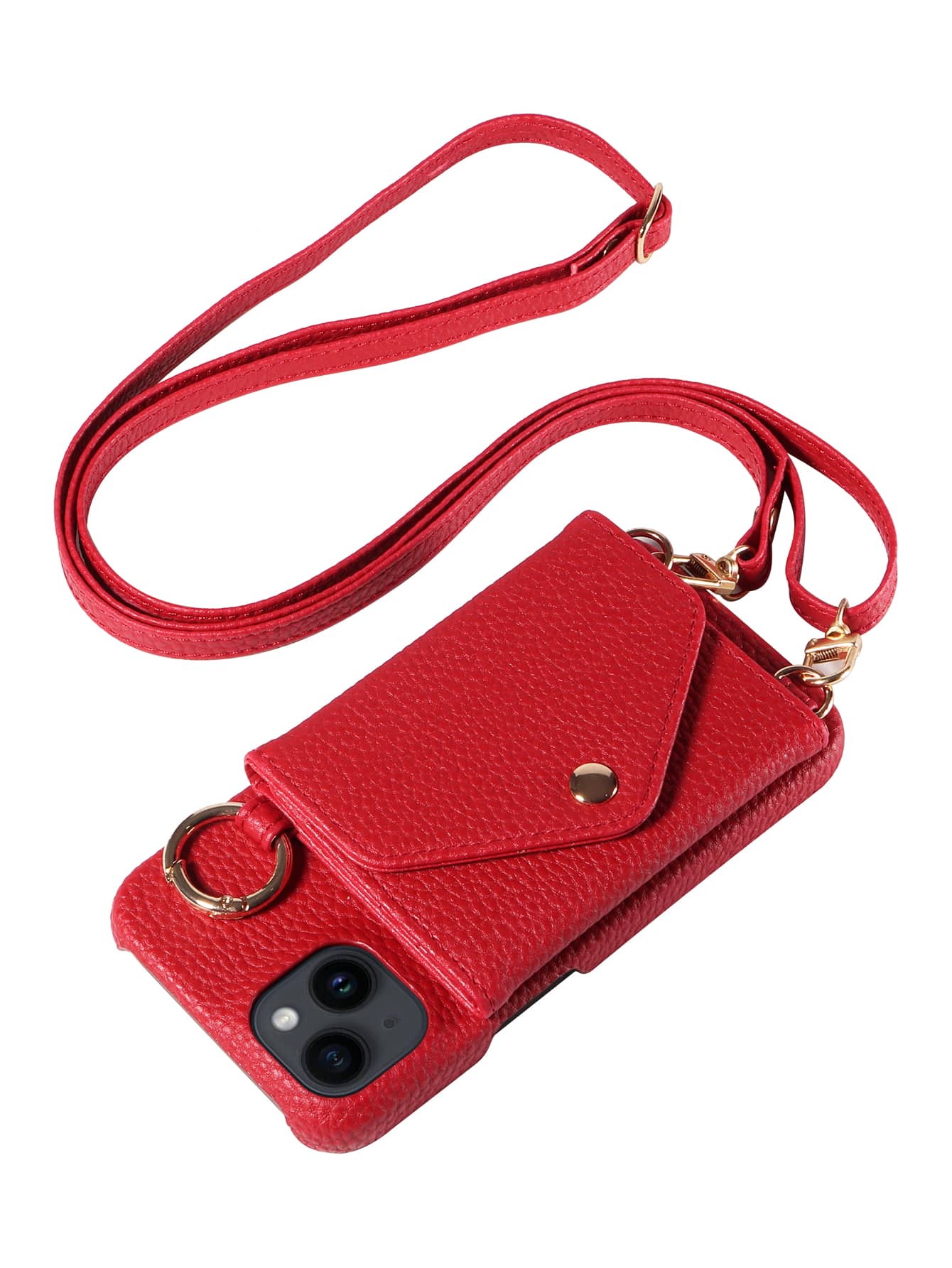 Børnies | Crossbody Økologisk Læder Telefon Etui - Multifunktionel