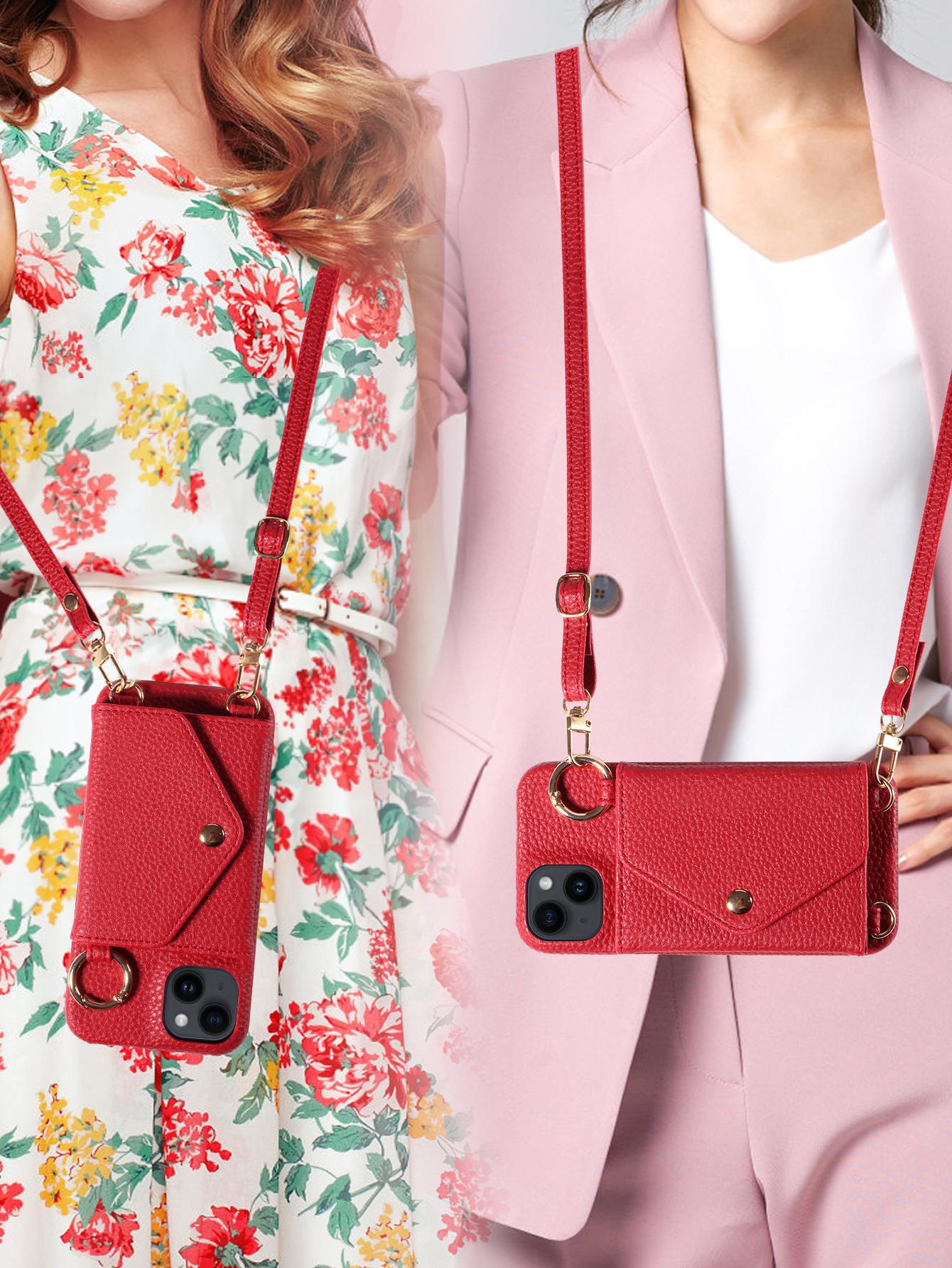 Børnies | Crossbody Økologisk Læder Telefon Etui - Multifunktionel