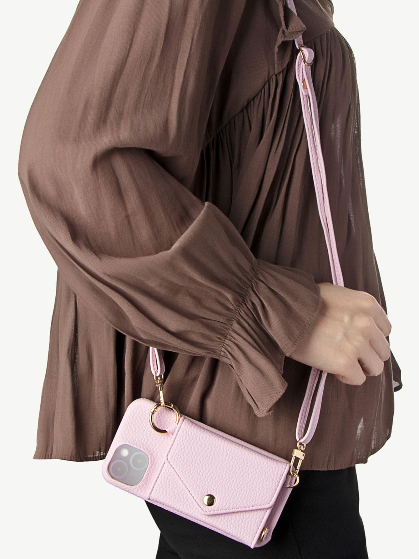 Børnies | Crossbody Økologisk Læder Telefon Etui - Multifunktionel