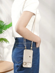 Børnies | Crossbody Økologisk Læder Telefon Etui - Multifunktionel