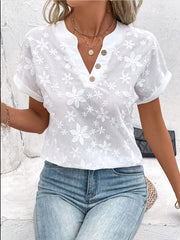Amara – Elegant Hvid Bluse