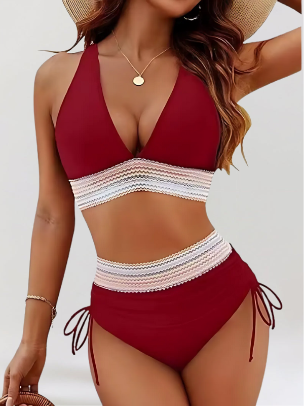 Ciene™ | Bikini Sæt med Mavekontrol og Høj Talje