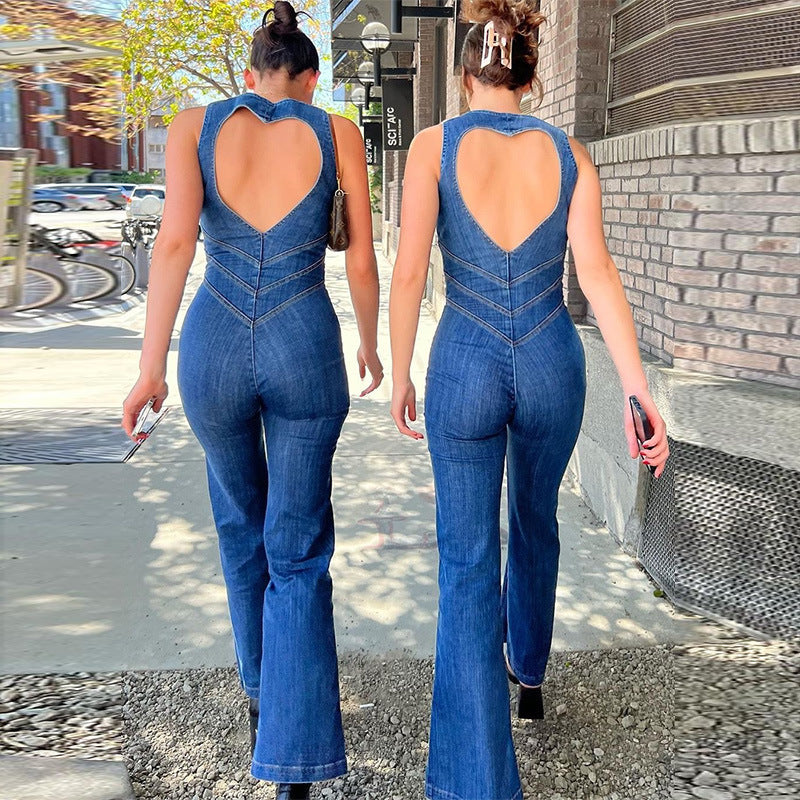 CrushCurve Denim Jumpsuit – Til kvinder der vil ses