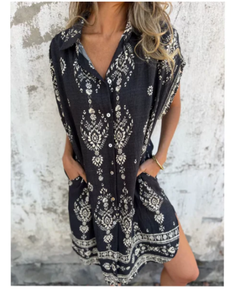 Ella – Let sommerkjole med afslappet elegance