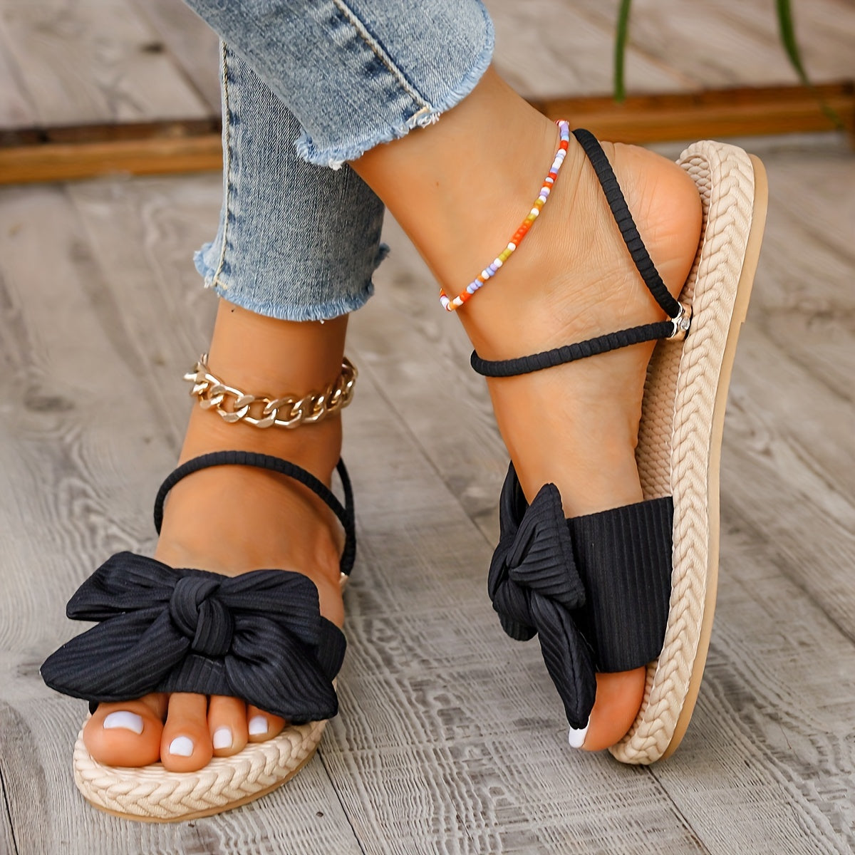 Ella™ | Dame Slippers med Sløjfedetalje