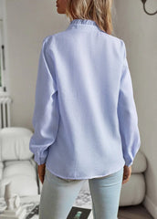 Alice | Flæset Knappet Bluse