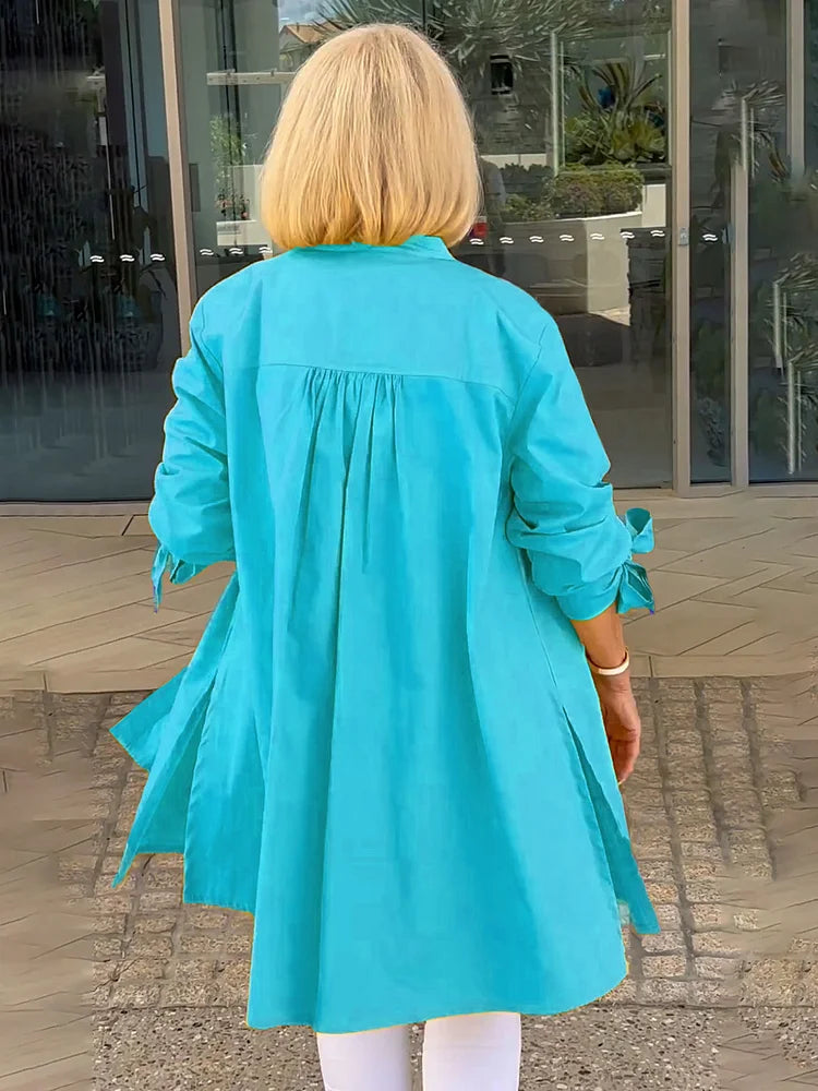 Alina – Luftig bomuldsbluse med feminin elegance