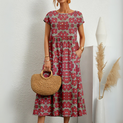DAHLIA™ – Luftig Blomstret Midikjole