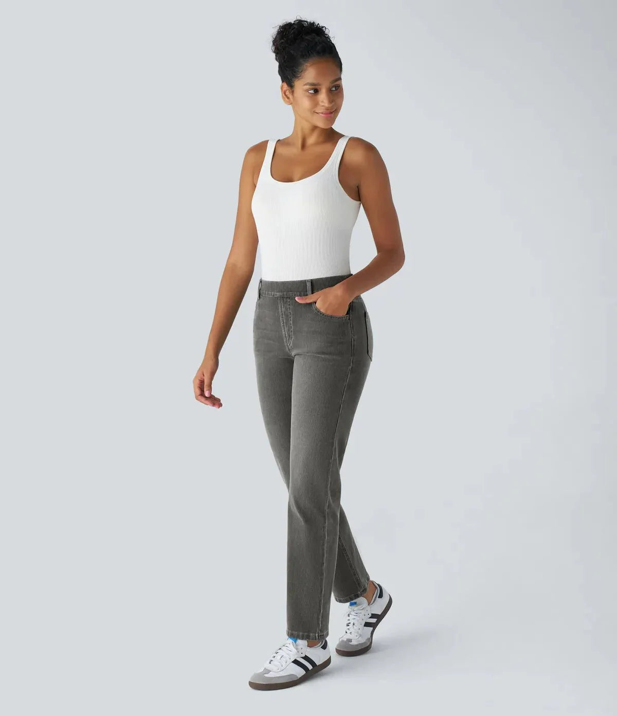 ComfortFit™ – Elastiske & Komfortable Bukser med Høj Talje