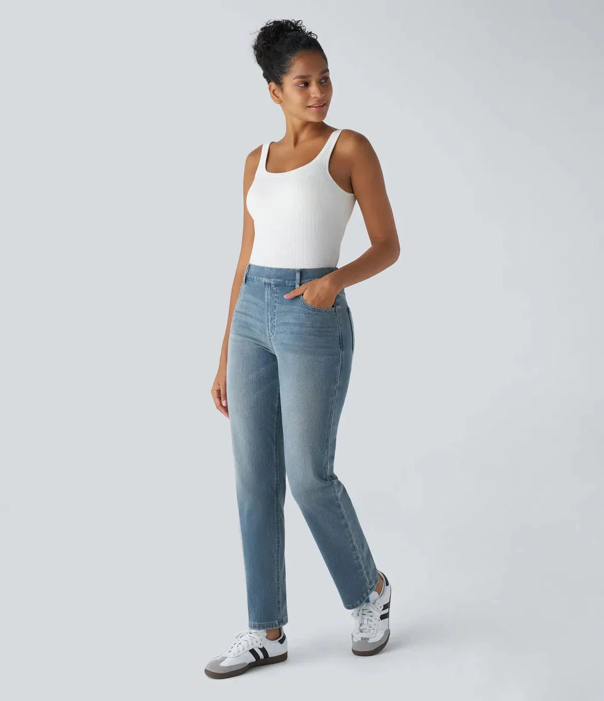 ComfortFit™ – Elastiske & Komfortable Bukser med Høj Talje