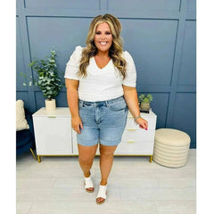 Janna™ | Stretch Shorts med Mavekontrol