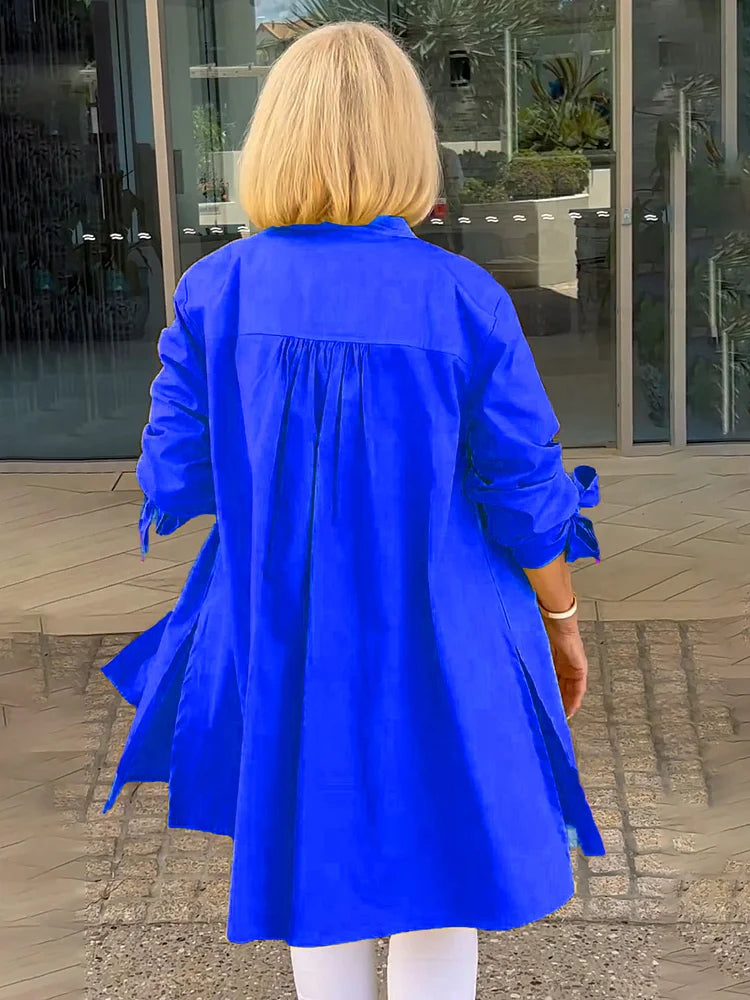 Alina – Luftig bomuldsbluse med feminin elegance