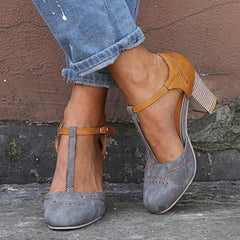 Alicia | Trendy Stilfulde T-rem Hæle