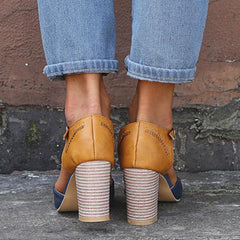 Alicia | Trendy Stilfulde T-rem Hæle